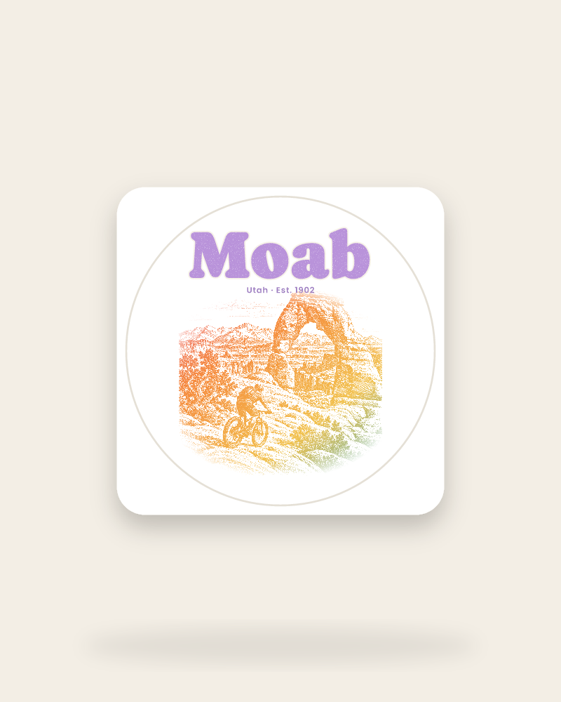 Moab Sandstone Arch Kiss-Cut Sticker