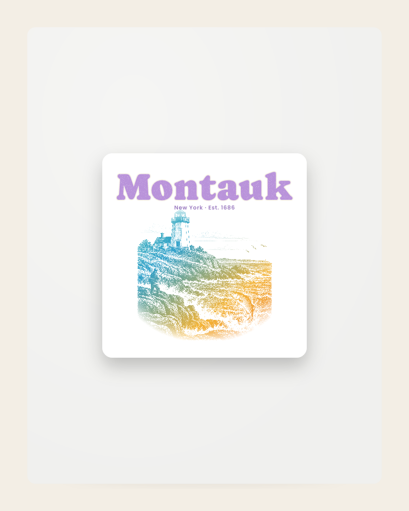 Montauk Montauk Lighthouse Fridge Magnet
