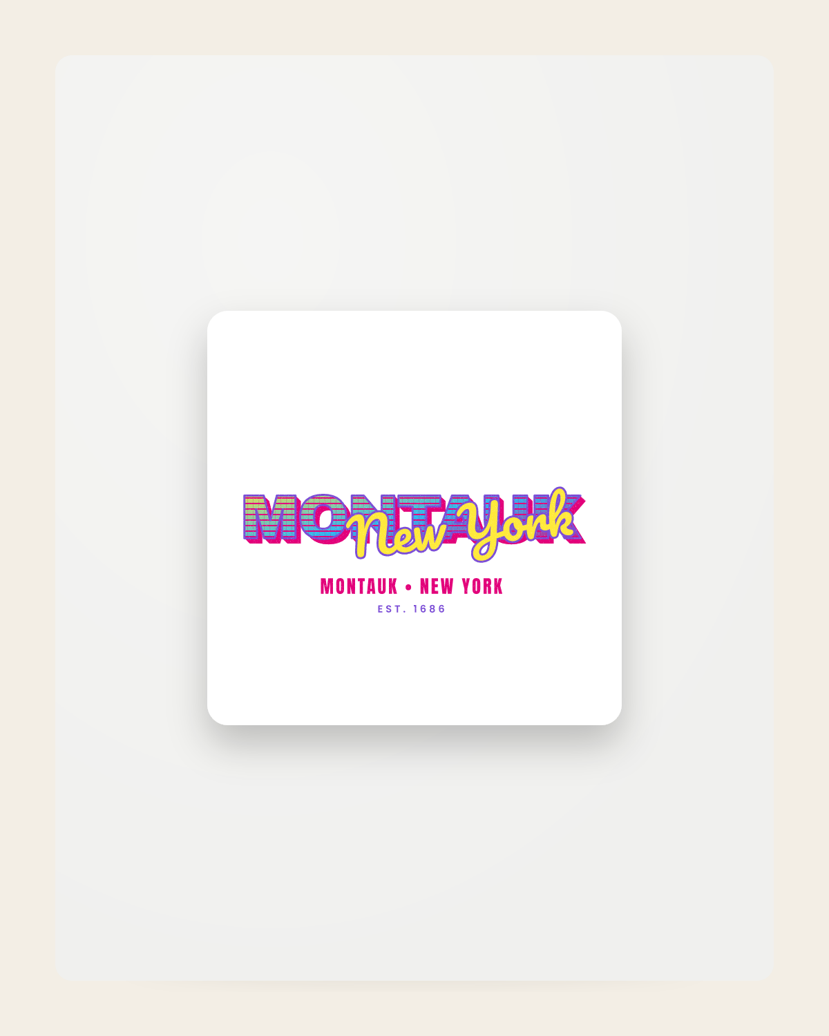 Montauk Music TV Fridge Magnet in White