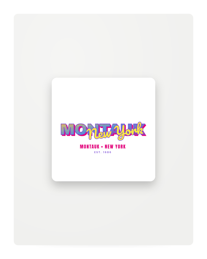 Montauk Music TV Fridge Magnet