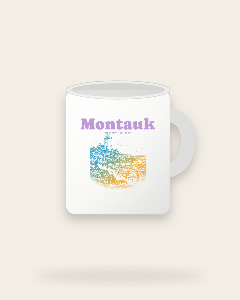 Montauk Montauk Lighthouse Ceramic Mug 11oz