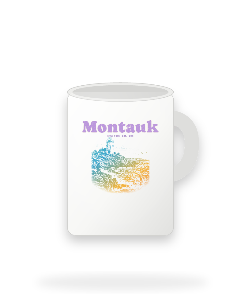 Montauk Montauk Lighthouse Ceramic Mug 15oz