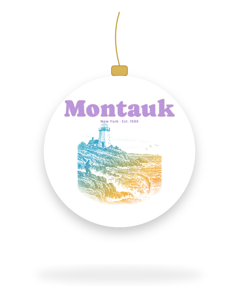 Montauk Montauk Lighthouse Ceramic Ornament