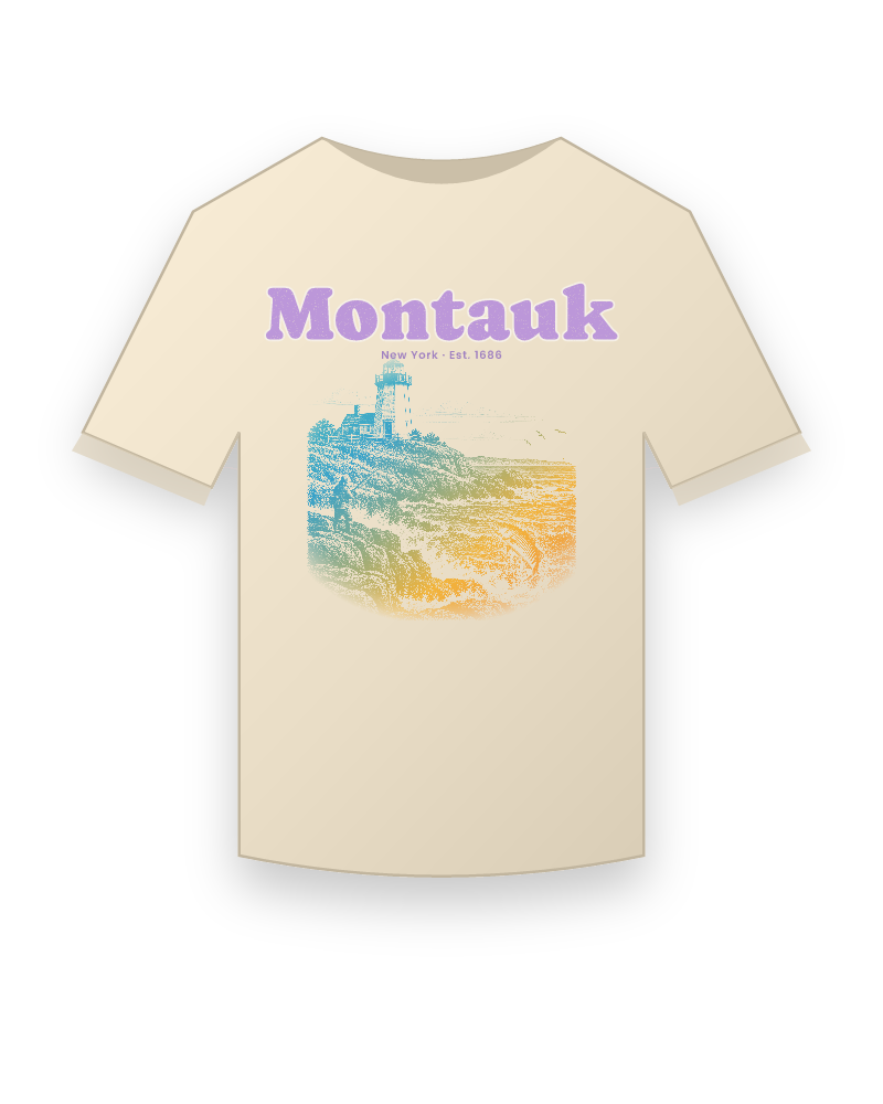 Montauk Montauk Lighthouse Classic Tee