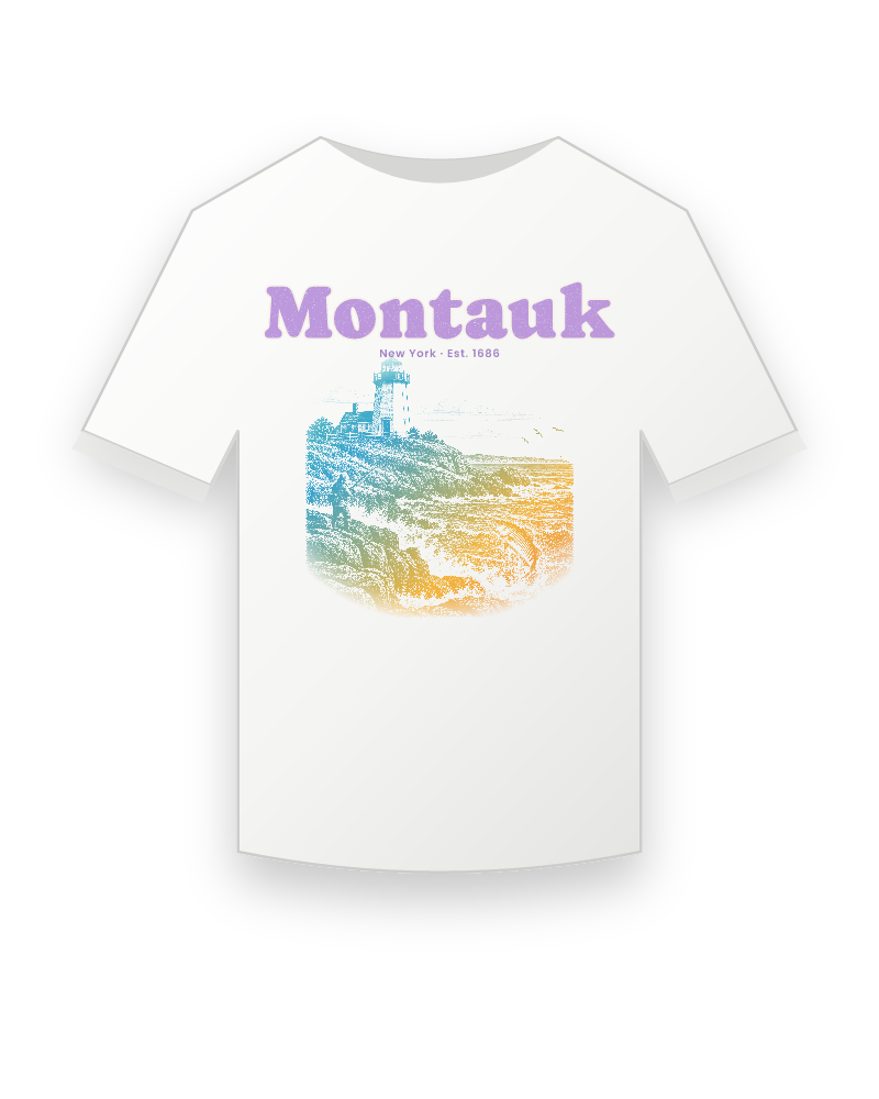 Montauk Montauk Lighthouse Youth Tee