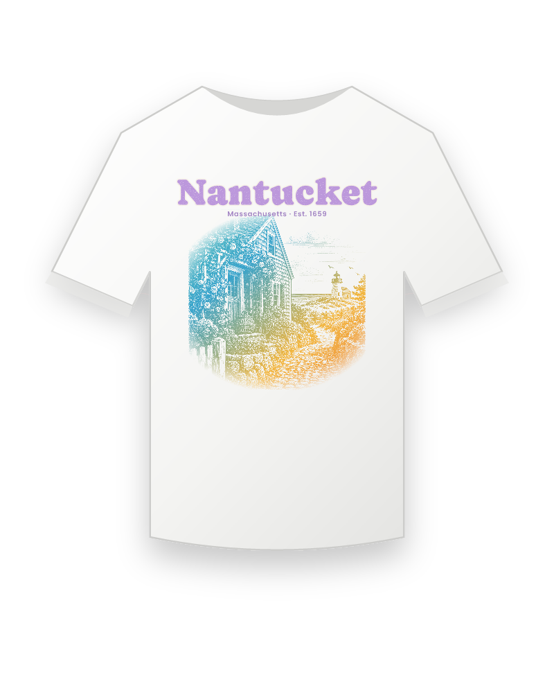 Nantucket Rose Cottage Youth Tee