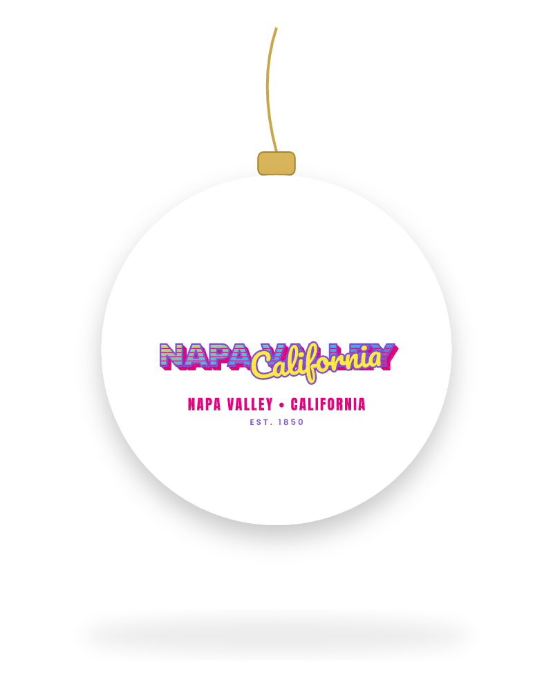 Napa Valley Music TV Ceramic Ornament