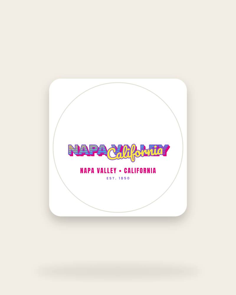 Napa Valley Music TV Kiss-Cut Sticker