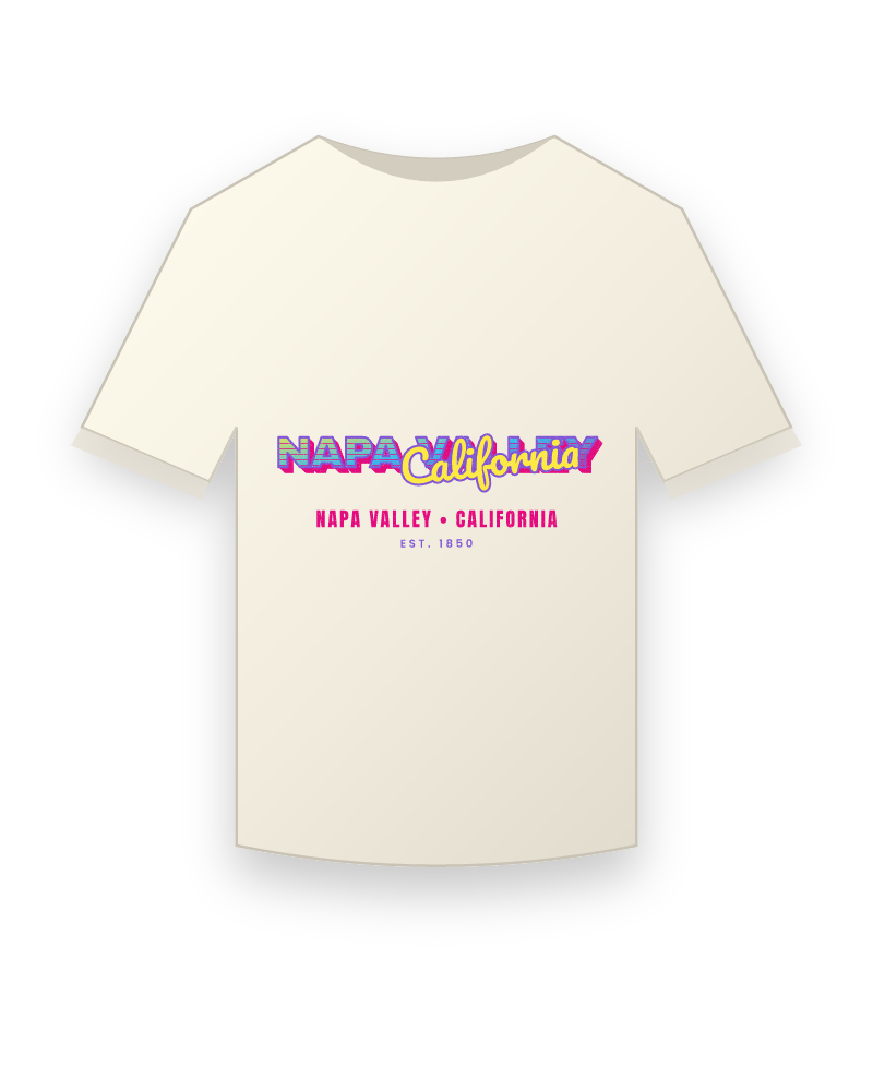 Napa Valley Music TV Vintage Wash Tee