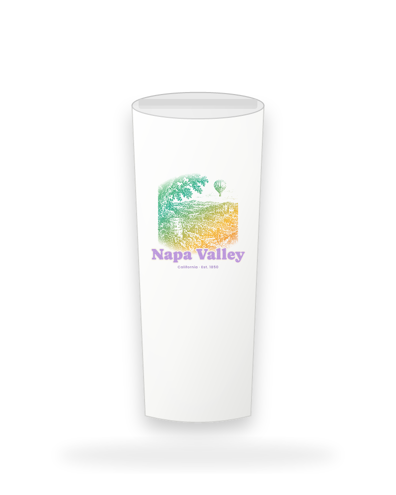 Napa Valley Vineyard Balloon Insulated Tumbler 20oz