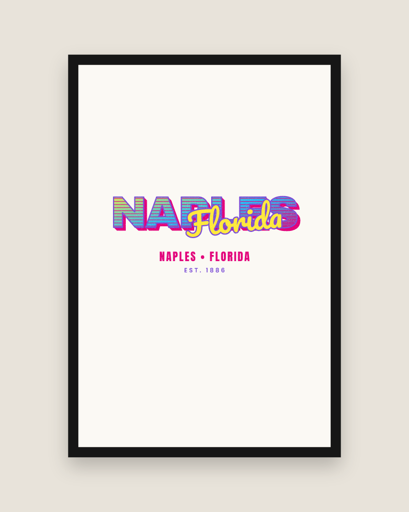 Naples Music TV Matte Poster