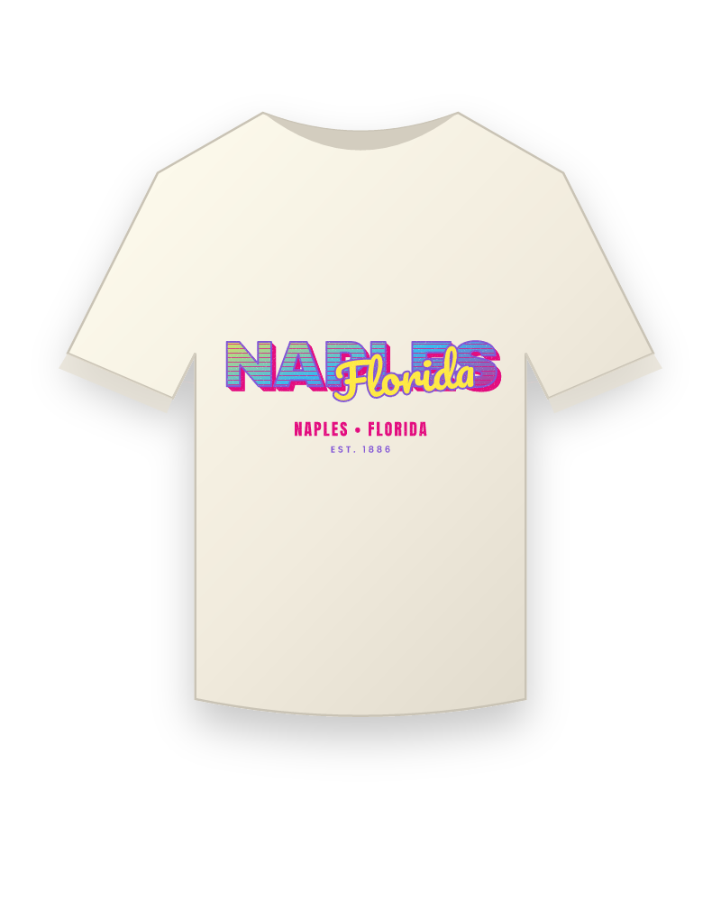 Naples Music TV Vintage Wash Tee