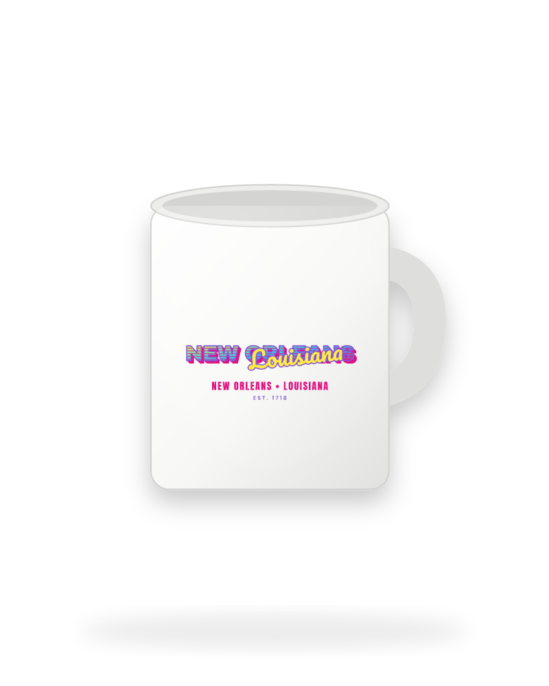 New Orleans Music TV Ceramic Mug 11oz