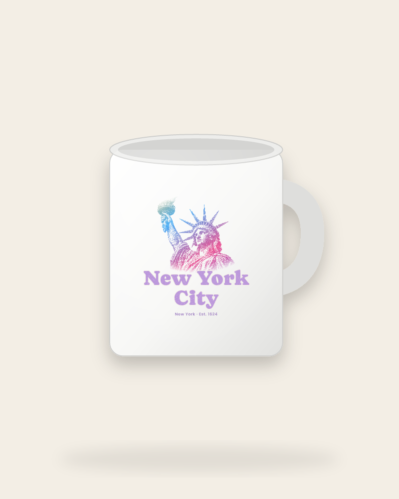 New York City Lady Liberty Ceramic Mug 11oz