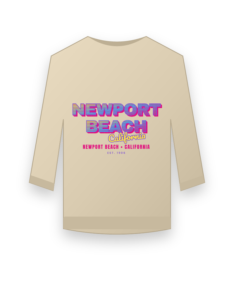 Newport Beach Music TV Crewneck Sweatshirt