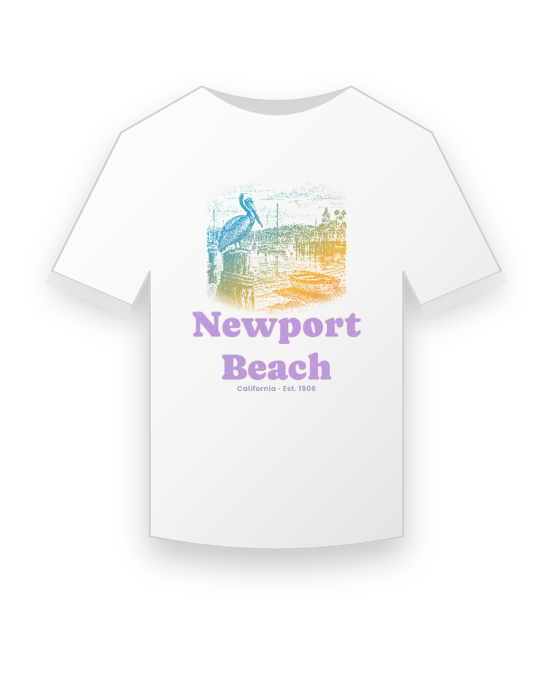 Newport Beach Harbor Pelican Youth Tee