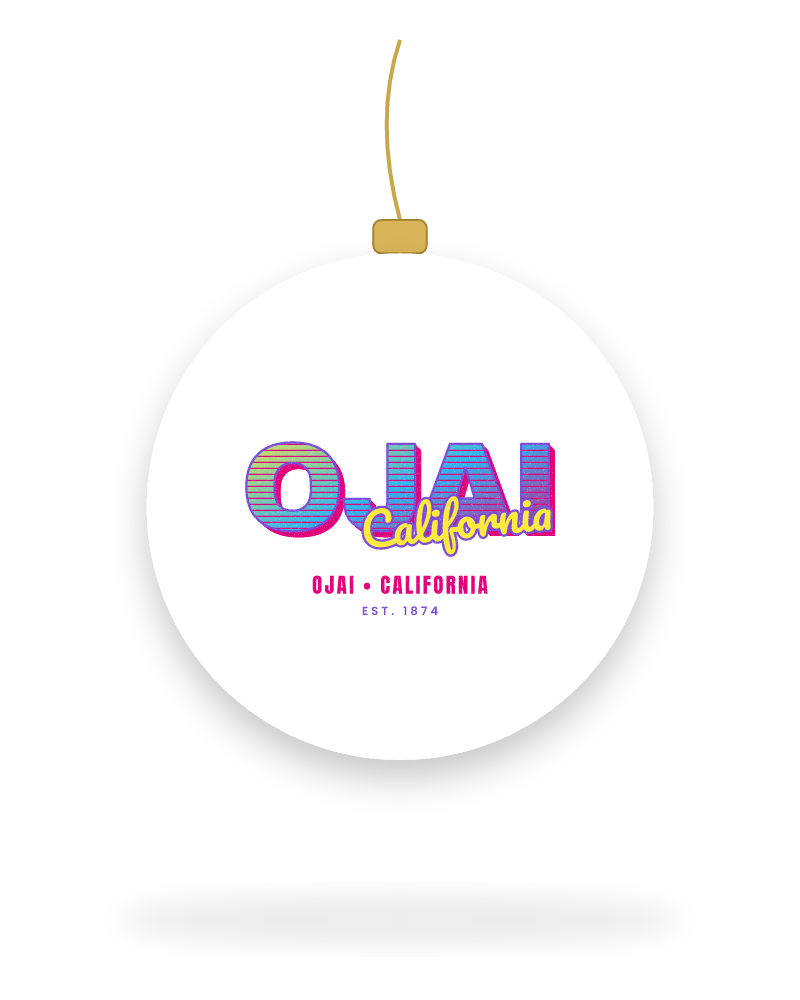 Ojai Music TV Ceramic Ornament