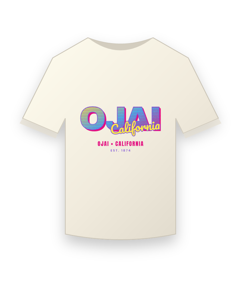 Ojai Music TV Vintage Wash Tee
