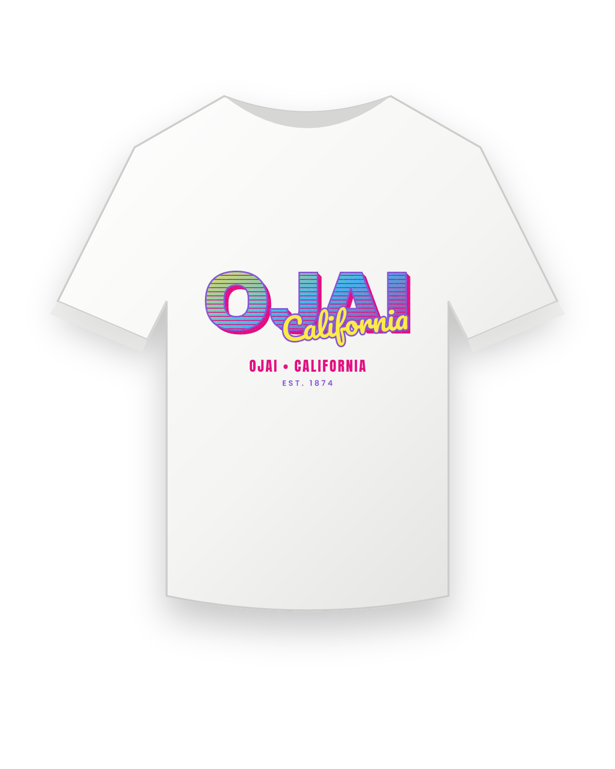 Ojai Music TV Youth Tee in White