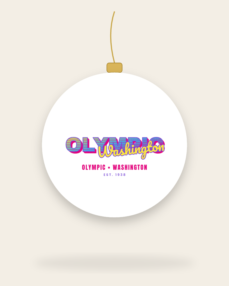 Olympic Music TV Ceramic Ornament