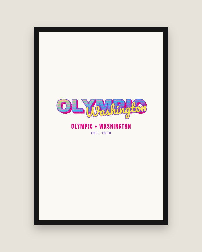 Olympic Music TV Matte Poster