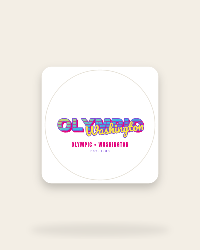 Olympic Music TV Kiss-Cut Sticker