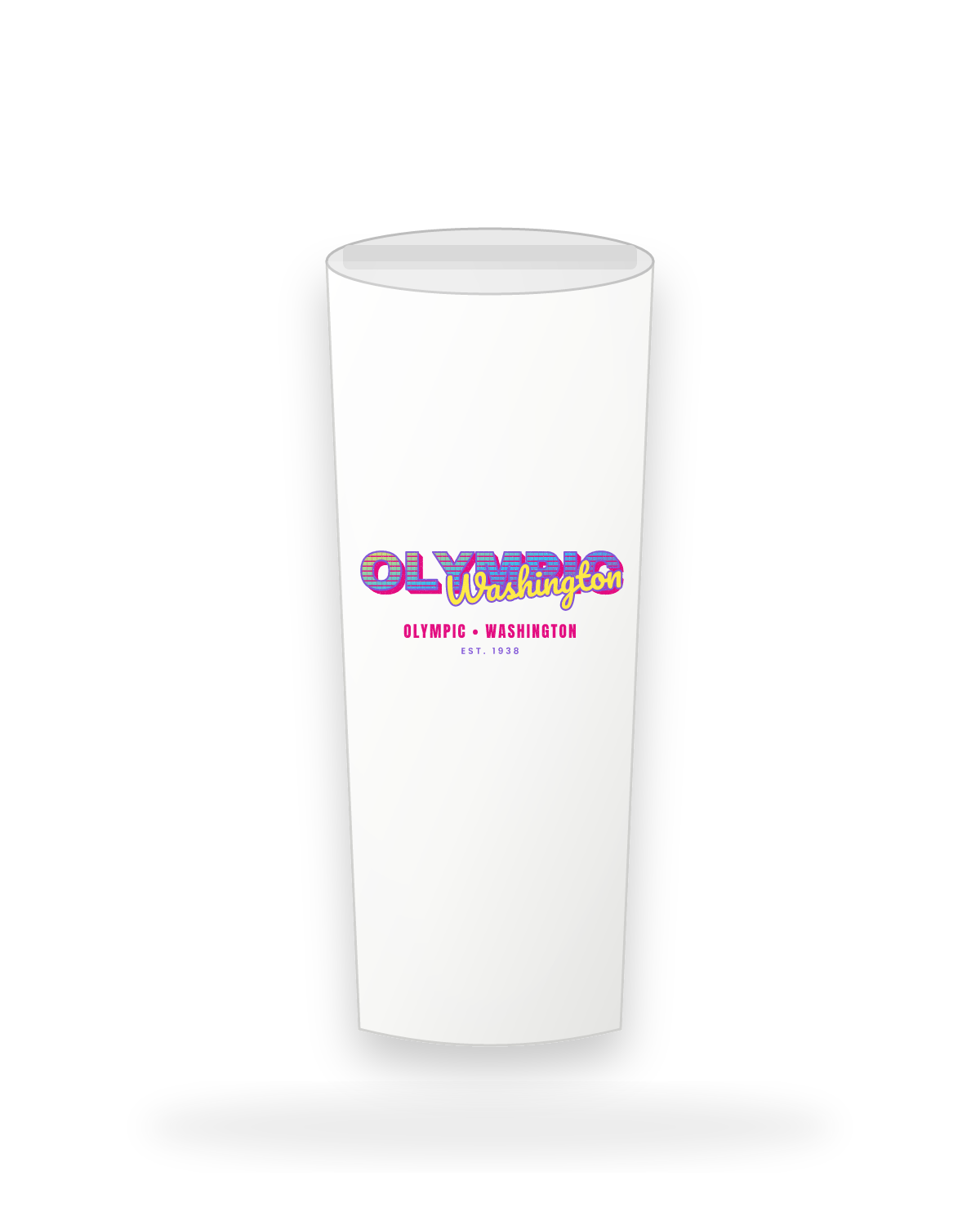 Olympic Music TV Insulated Tumbler 20oz in White