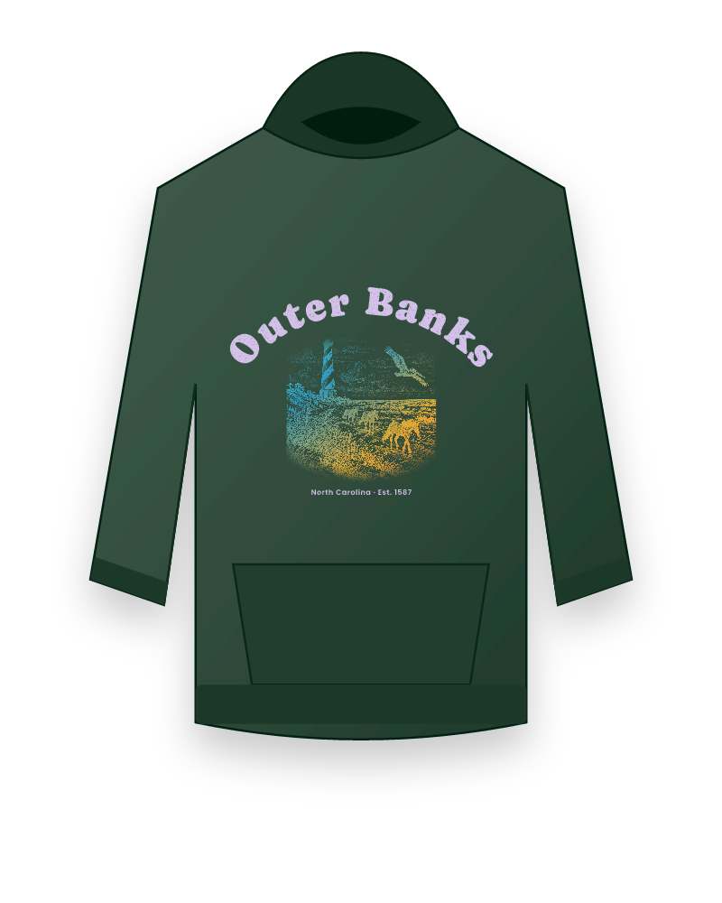 Outer Banks Hatteras Light Hooded Sweatshirt