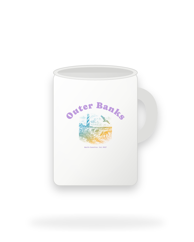 Outer Banks Hatteras Light Ceramic Mug 15oz
