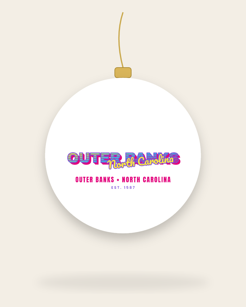 Outer Banks Music TV Ceramic Ornament