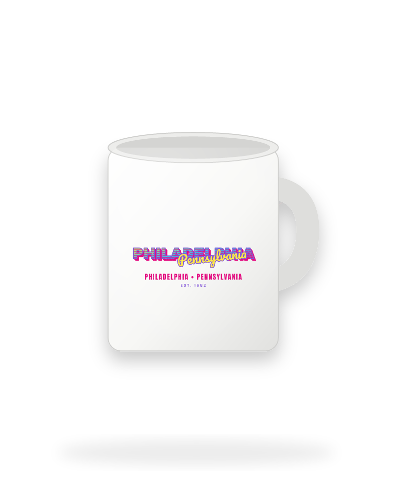 Philadelphia Music TV Ceramic Mug 11oz