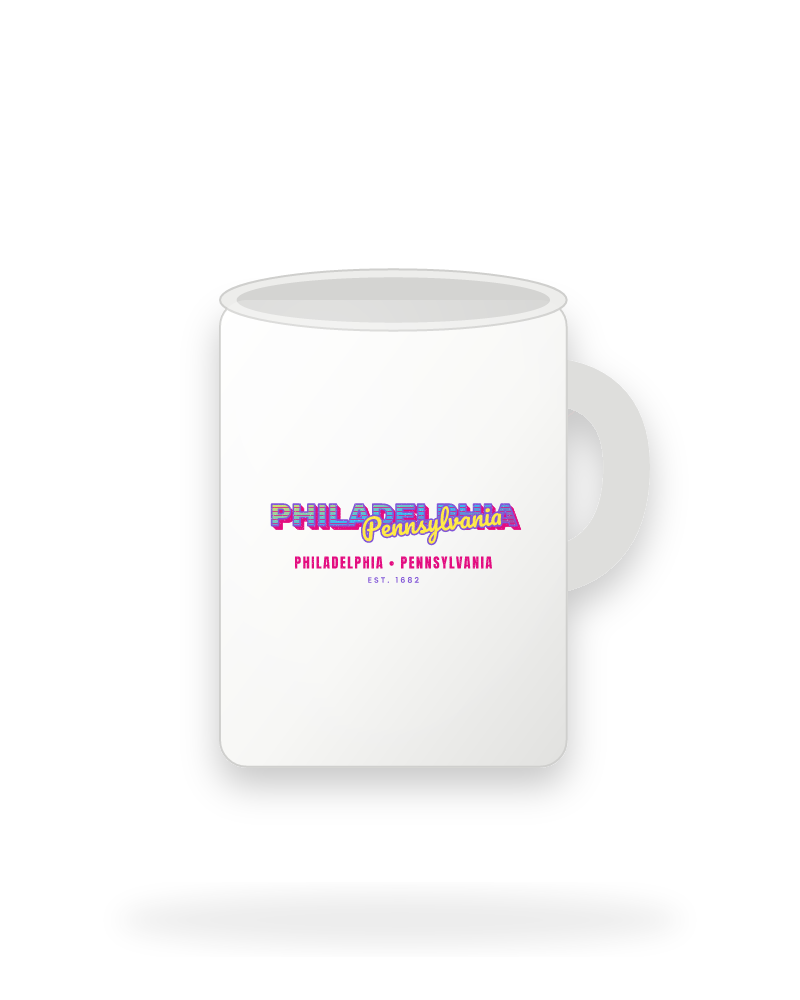 Philadelphia Music TV Ceramic Mug 15oz
