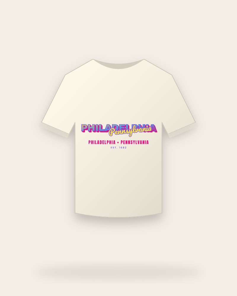 Philadelphia Music TV Vintage Wash Tee