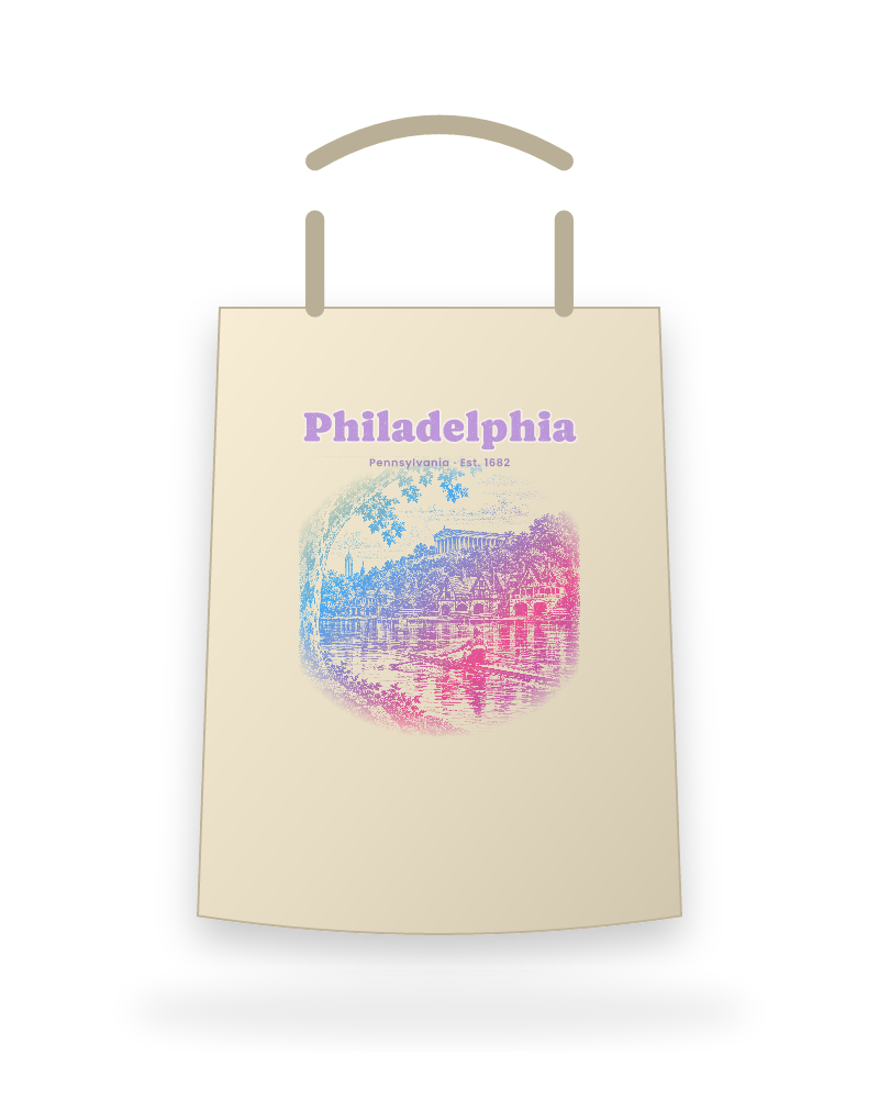 Philadelphia Boathouse Row Canvas Tote