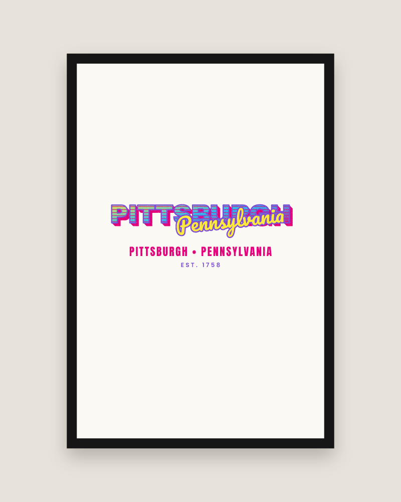 Pittsburgh Music TV Matte Poster
