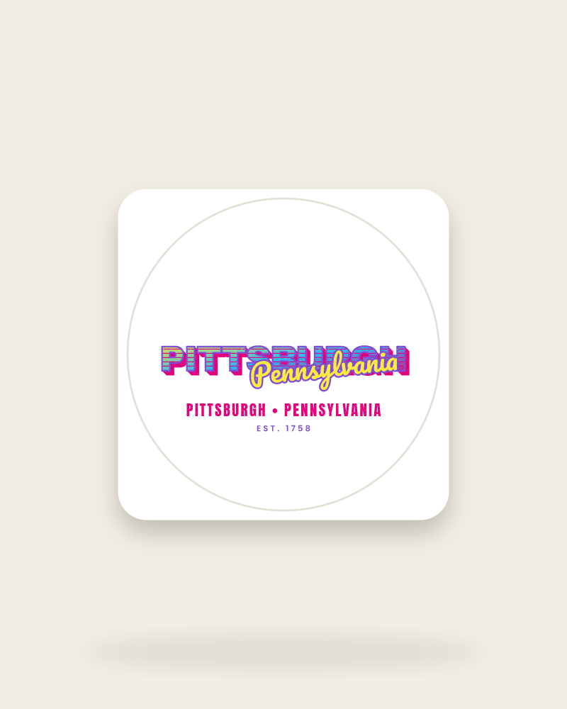 Pittsburgh Music TV Kiss-Cut Sticker