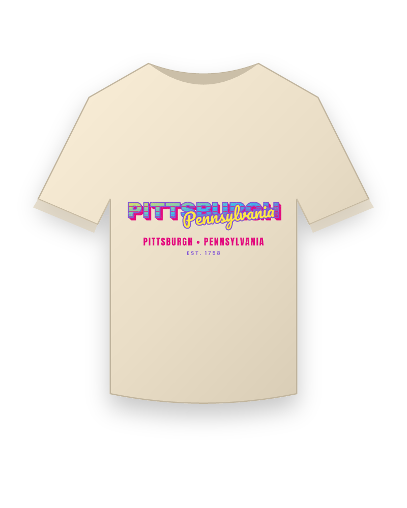 Pittsburgh Music TV Organic Cotton Tee