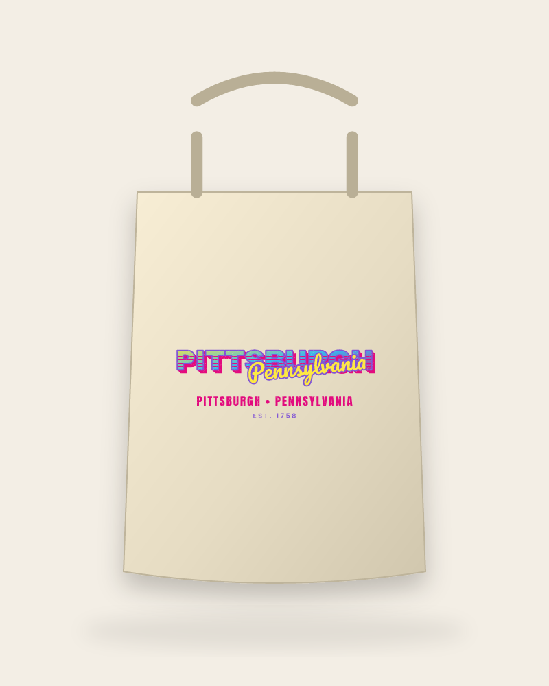Pittsburgh Music TV Canvas Tote
