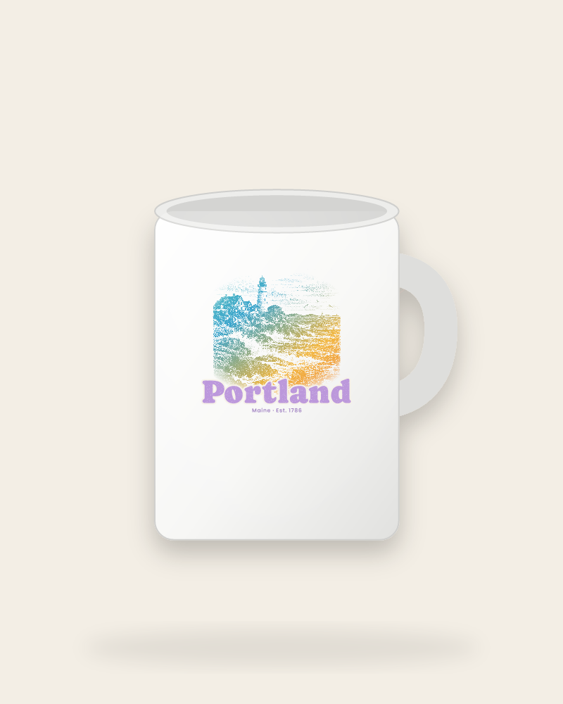 Portland Portland Head Light Ceramic Mug 15oz