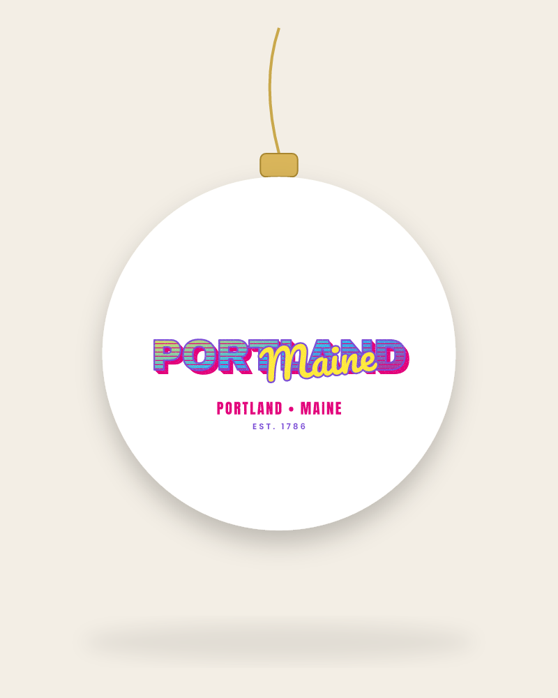 Portland Music TV Ceramic Ornament