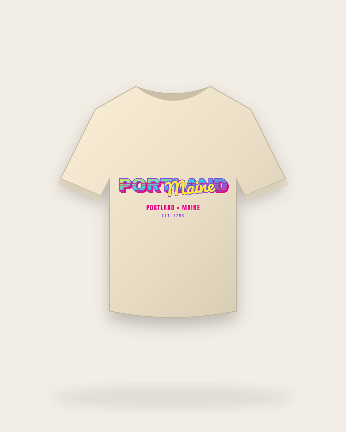 Portland Music TV Classic Tee in Natural