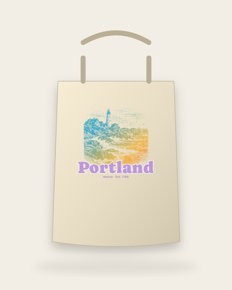 Portland Portland Head Light Canvas Tote