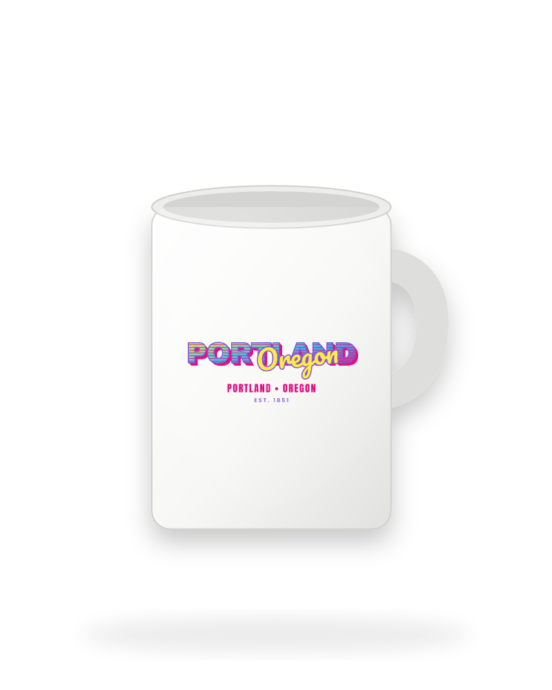 Portland Music TV Ceramic Mug 15oz