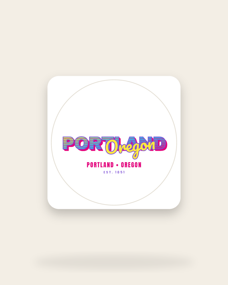 Portland Music TV Kiss-Cut Sticker