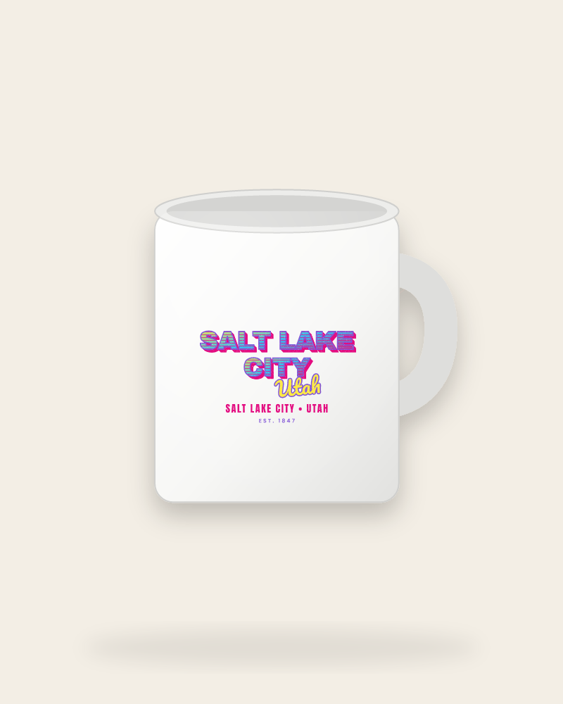 Salt Lake City Music TV Ceramic Mug 11oz