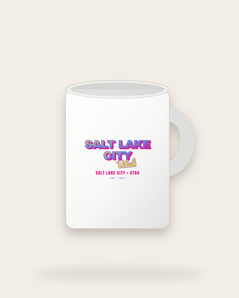 Salt Lake City Music TV Ceramic Mug 15oz