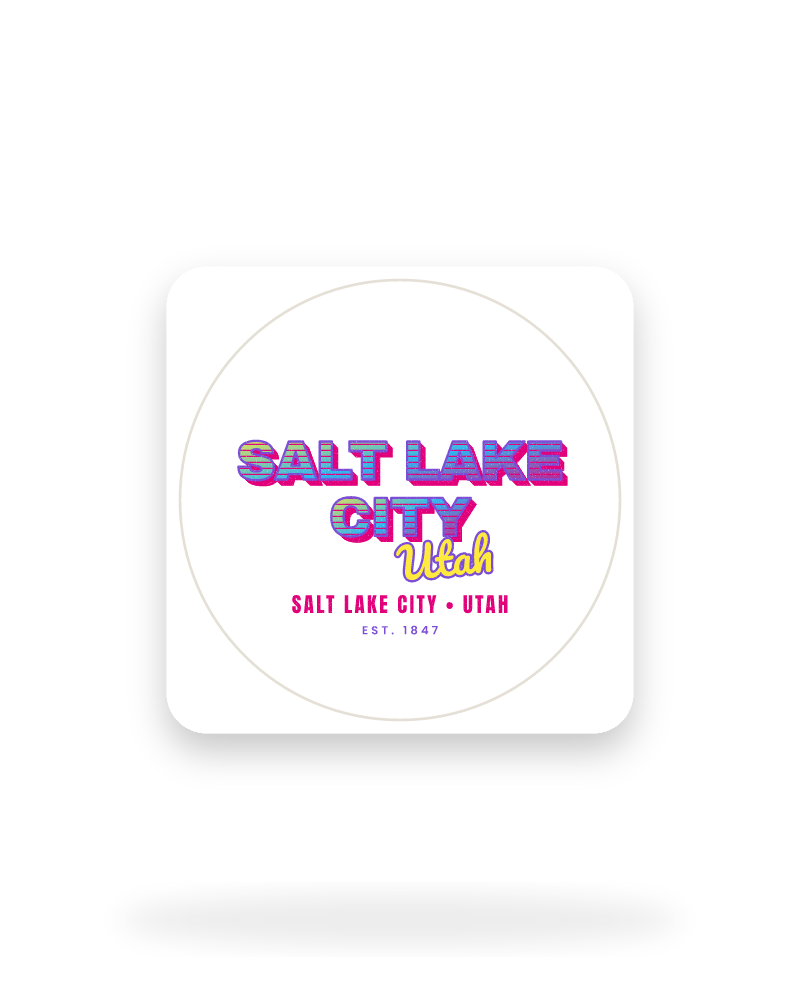 Salt Lake City Music TV Kiss-Cut Sticker