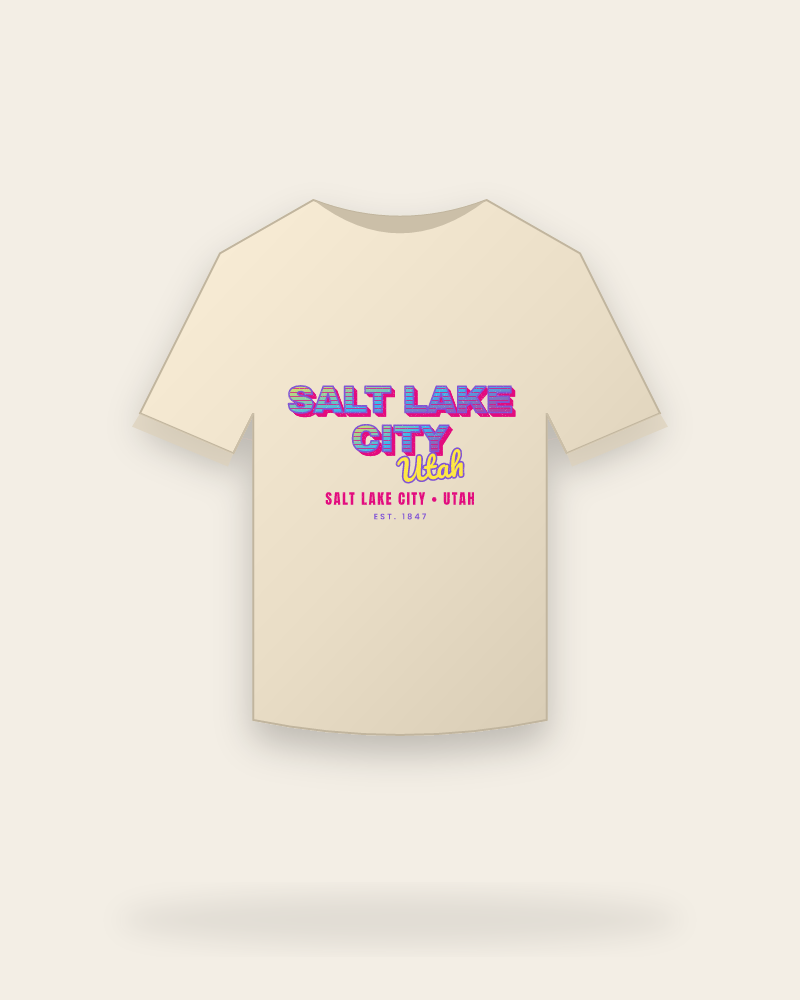 Salt Lake City Music TV Organic Cotton Tee