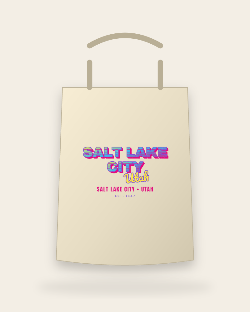 Salt Lake City Music TV Canvas Tote
