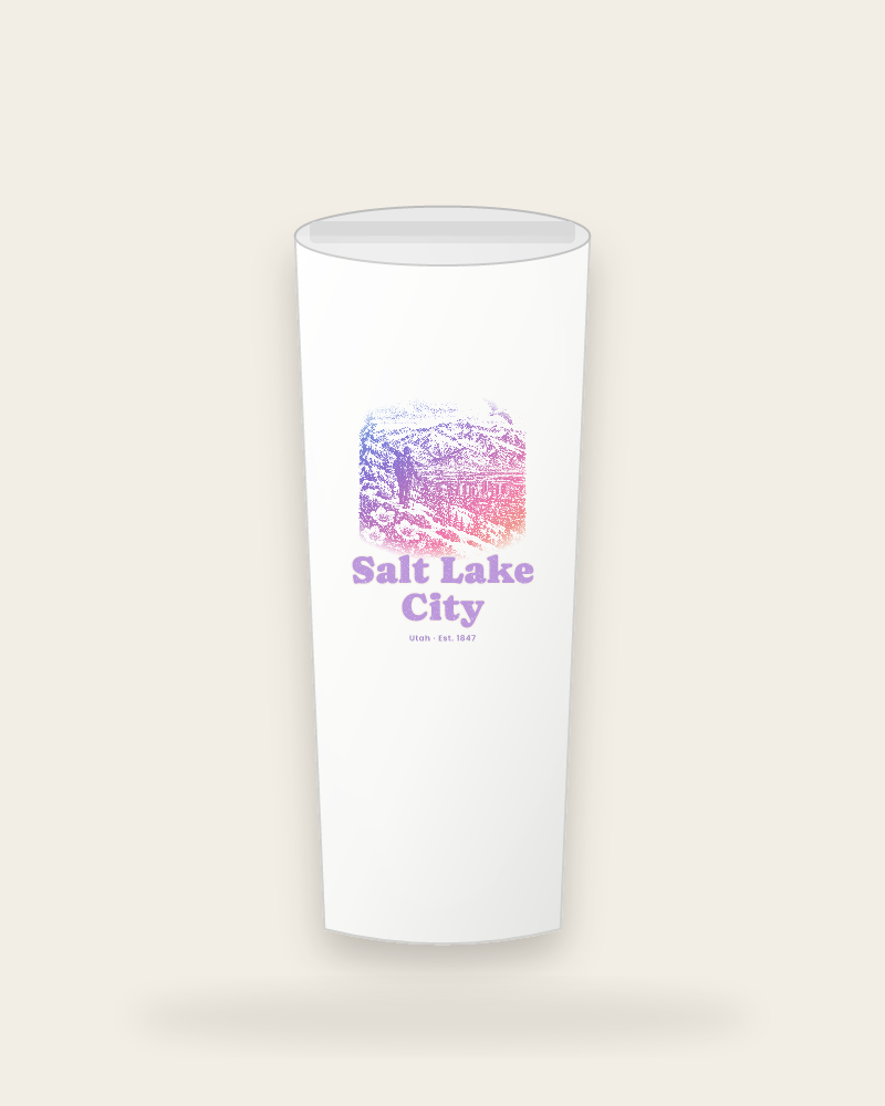 Salt Lake City Wasatch Winter Insulated Tumbler 20oz